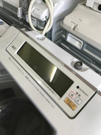 【8.0kg洗濯機】2016年製☆美品☆デジタルパネル！