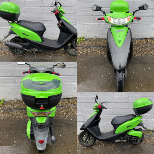 ☆AF62ディオ.Kawasakiニンジャ仕様^_^シート・プラグ・ミラーなど新品