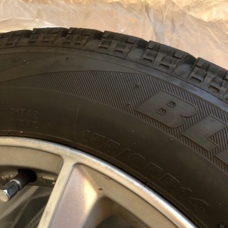 【取引中】スタッドレスタイヤ　2018年度製　blizzak 155/65 R14 75Q 14インチ　ブリヂストン
