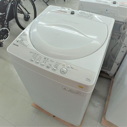 〇USED　東芝　4.2k洗濯機　AW-4S3（W）