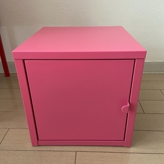 【ネット決済】IKEA かわいいキャビネット　ピンク