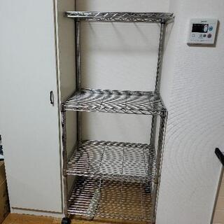 【取引中】エレクターシェルフ　レンジ台　差し上げます