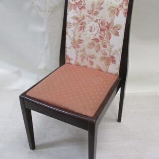 木製　布　椅子　チェア　