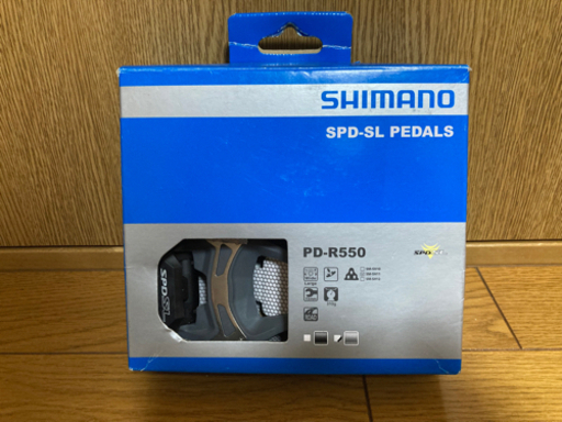 ★新品未使用★SHIMANO★PD-R550★シマノ/SPD-SL用/ビンディングペダル
