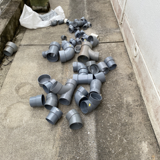 塩ビパイプ接続部分各種 Nami てだこ浦西のその他の中古あげます 譲ります ジモティーで不用品の処分