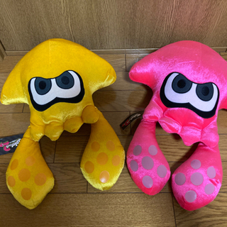 ★スプラトゥーン2★Splatoon2★イカ★ぬいぐるみ大/2体...