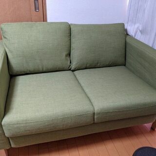 【ソファー】IKEAイケア グリーン【２人用】