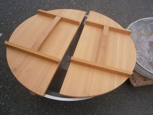 ☆新古品 ナカオアルミ イモノ 特選平釜 80㎝ 81L & 本間冬治工業