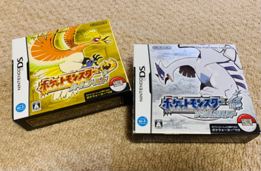 【セット】DSソフト　ポケットモンスター　金　銀