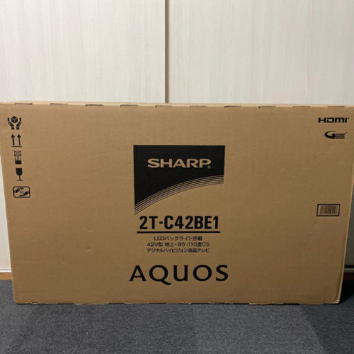未開封 新品　AQUOS (アクオス) 42型　シャープ　液晶テレビ