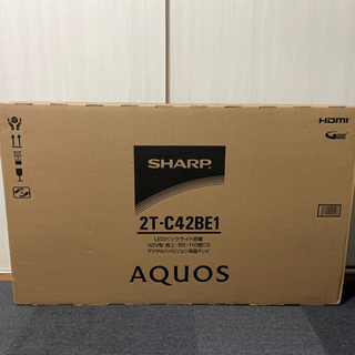 未開封 新品 AQUOS (アクオス) 42型 シャープ 液晶テレビ