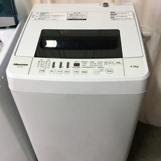 洗濯機 4.5kg 2018年 Hisense