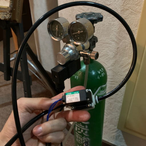 co2 ミドボン　レギュレーター　電磁弁セット　アクアリウム