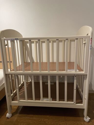 KATOJI ベビーベッド（60x90) 【中古、レンタル、新規購入を検討中の方の為にコメント追加しました】