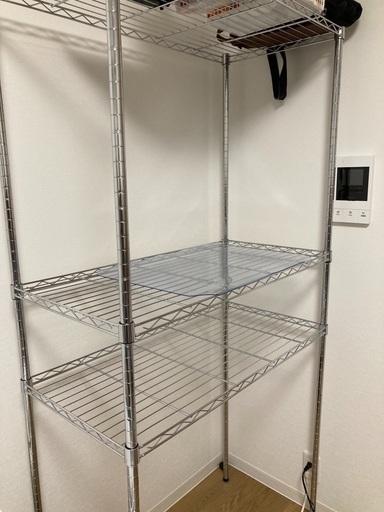 スチールラック ハンガーポール付 ニトリ Mtvh 有馬温泉の生活雑貨の中古あげます 譲ります ジモティーで不用品の処分