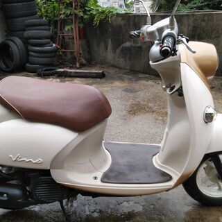 ⭐ヤマハビーノFI SA37J クリーム ピカピカのインジェクションモデル