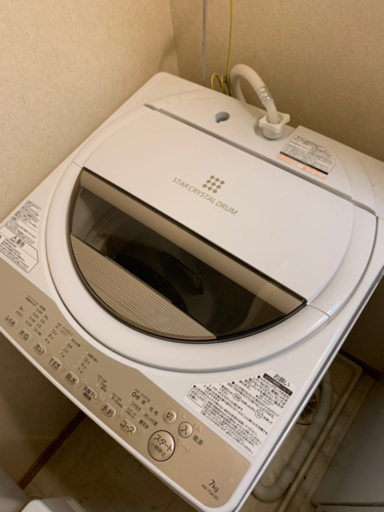 あと数日！TOSHIBA 全自動電気洗濯機 7kg【取りに来てくれる方】