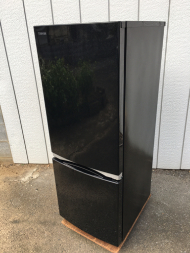 ■東芝 2018年製 2ドア冷凍冷蔵庫 GR-P15BS■TOSHIBA 単身向け冷蔵庫 1人用2ドア冷蔵庫