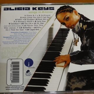  Songs In A Minor   Alicia Keys        ソングス・イン・A・マイナー     アリシア・キーズ 