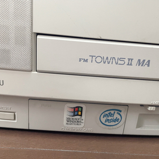 富士通 - Fujitsu FM-TOWNS II MA 本体 パソコン 動作確認済み FM TOWNS II モデルSN-コンピュータ博物館