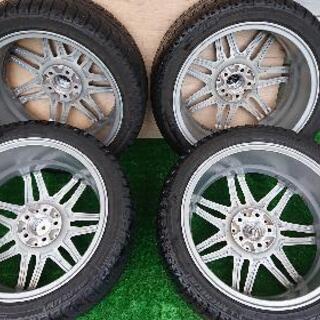 プリウスα スタッドレス 4本セット 溝あり 引き取り限定