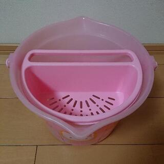中古 バケツ ハローキティ お花①