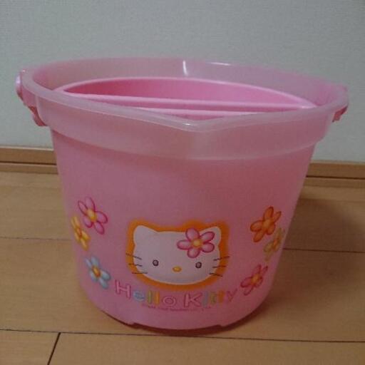 中古 バケツ ハローキティ お花②