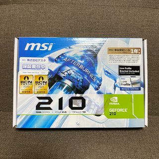 【新品】msi Geforce 210 グラフィックボード