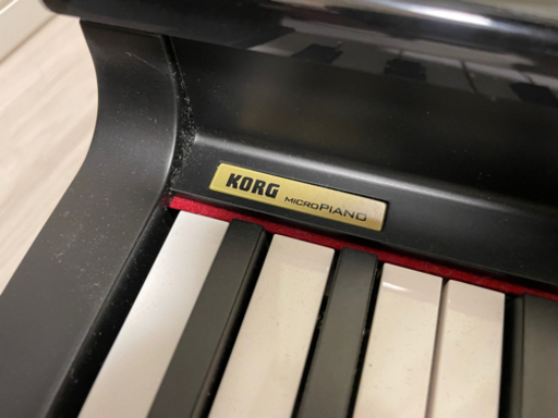 美品 KORG micropiano マイクロピアノ 61鍵、フットペダル