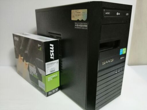 GTX1050Ti/4世代i5/SSD ゲーミングpcドスパラ - デスクトップパソコン