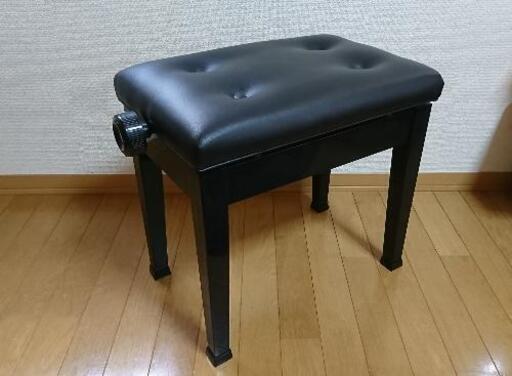 ピアノ椅子 角形 高さ調整付