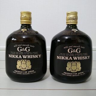 NIKKA WHISKY G＆G　黒瓶2本