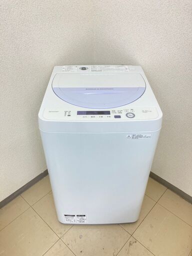 【良品】【地域限定送料無料】洗濯機 SHARP 5.5kg 2016年製 ASB091202
