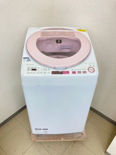 【良品】【地域限定送料無料】洗濯乾燥機 SHARP 8.0kg BS091203
