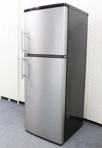 ステンレス スタイリッシュ2ドア冷凍冷蔵庫 136L バーハンドル シルバー MR-ST136A 2020年製 アズマ 冷蔵庫 中古家電 店頭引取歓迎 R4068)