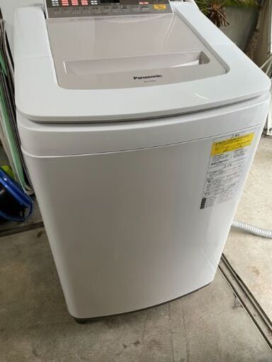 パナソニック 8,0kg/4.5kg タテ型洗濯乾燥機 ヒーター乾燥 泡洗浄 NA ...