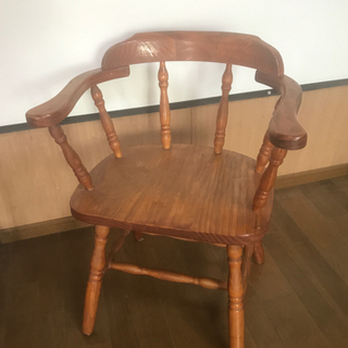 【お話中】木製椅子