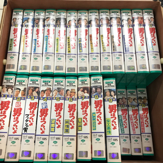 VHSビデオBOX男はつらいよ全48巻セット