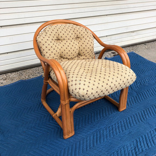 美品❗️籐の座椅子❣️とても素敵なデザインです✨