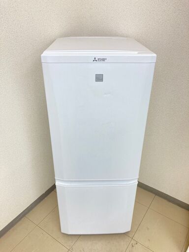 【良品】【地域限定送料無料】冷蔵庫 三菱 146L 2018年製 CRB091210 9576円