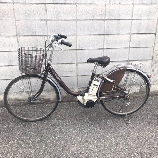 ブリヂストン 電動アシスト自転車 アシスタ 6.0Ahバッテリー 充電器付 3段変速★大阪市淀川区 引き取り限定