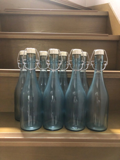 レトロな感じの保存瓶 8本セット