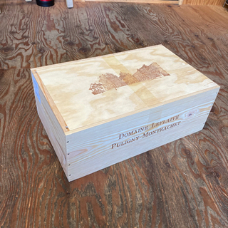 【値下】ワイン木箱 スライド蓋付き12本箱（ルフレーヴ）