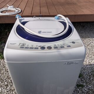 シャープ全自動洗濯機ES-GE70K-A