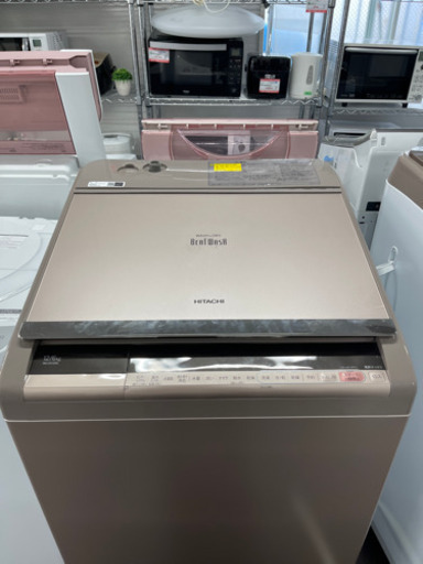 HITACHI 2018年製22K WASH\u0026DRY 全自動洗濯機BW-DV120C