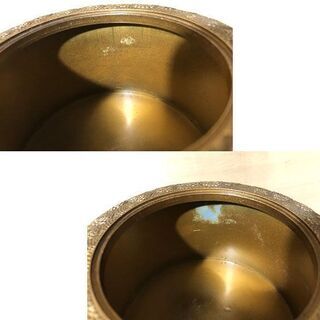 高岡銅器 【佐野宏采】 菊華 香炉 香道具 銅製 箱無し 三足 香道具 現状品 ☆ 札幌市 白石区 東札幌 ☆ アウトレットモノハウス