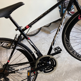 700c【CANOVER】クロスバイク 21段変速 ブラック