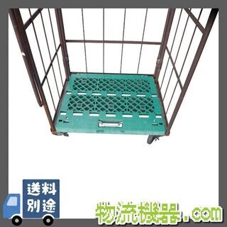 茶色中古カゴ台車　W850×D650×H1700mm　★在庫3台★　K009 茶色中古カゴ台車 W850×D650×H1700mm ☆在庫3台☆ K009
