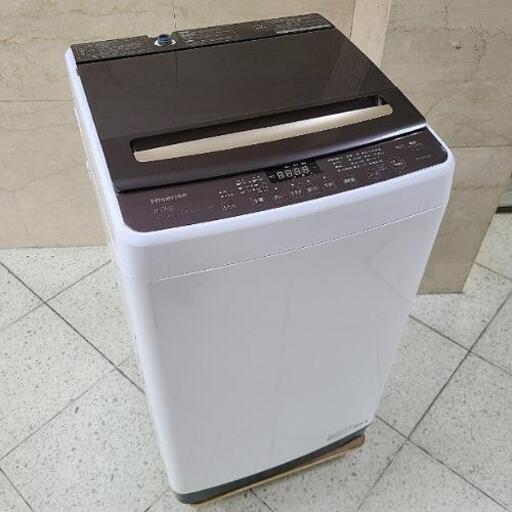 mh(y)売約済み❌最新2020年製 ハイセンス 8.0kg 全自動洗濯機 インバーター付の静音モデル！