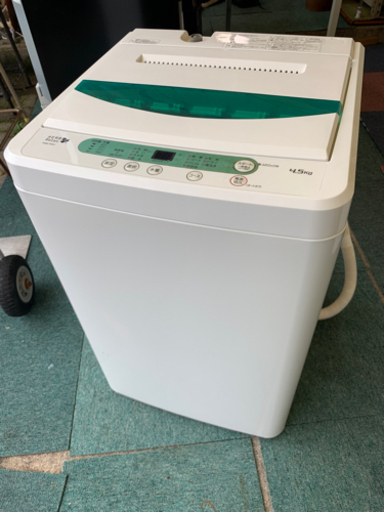 【リサイクルサービス八光 田上店 安心の１か月保証 配達設置ok】ヤマダ電機オリジナル 全自動電気洗濯機 (4.5kg) HerbRelax YWM-T45A1(W) 2014年製